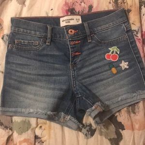 Abercrombie denim shorts